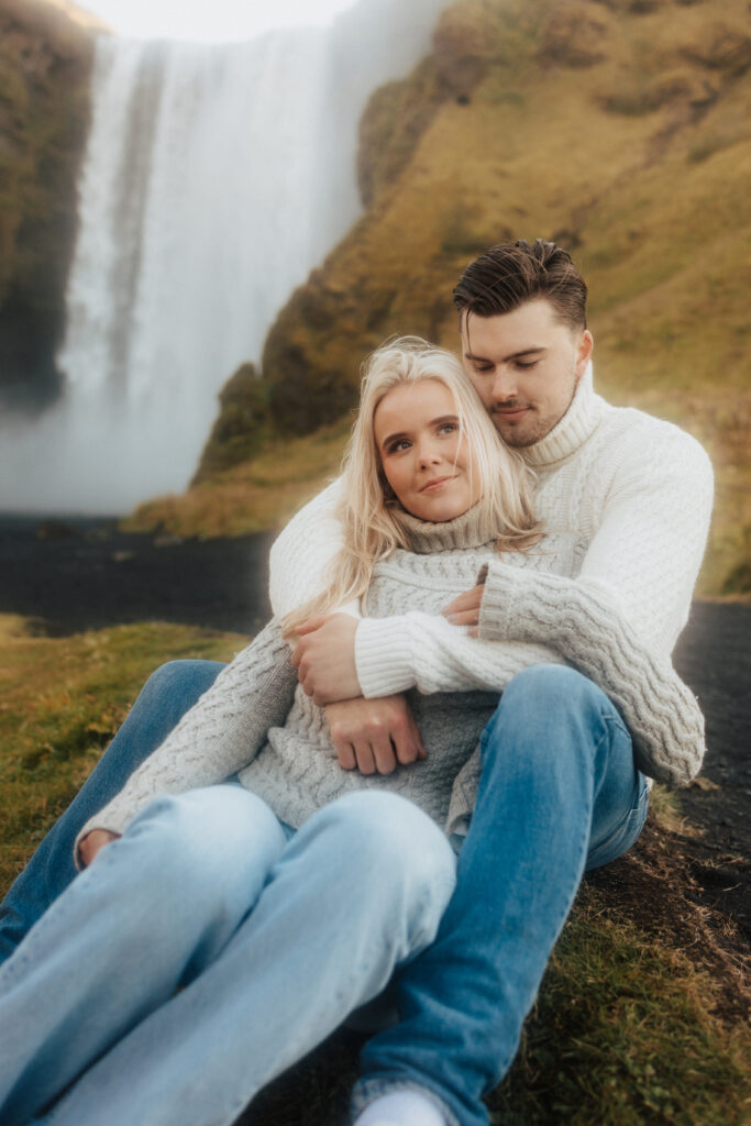 Sitting in front of an Iceland Photography Location
