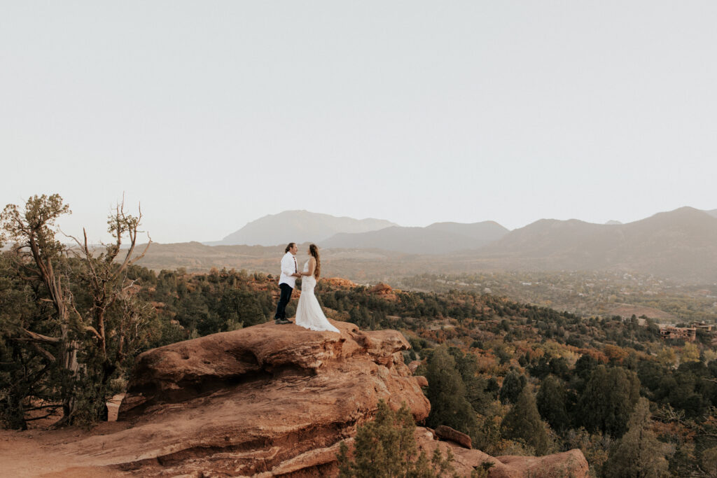 red rocks colorado elopement