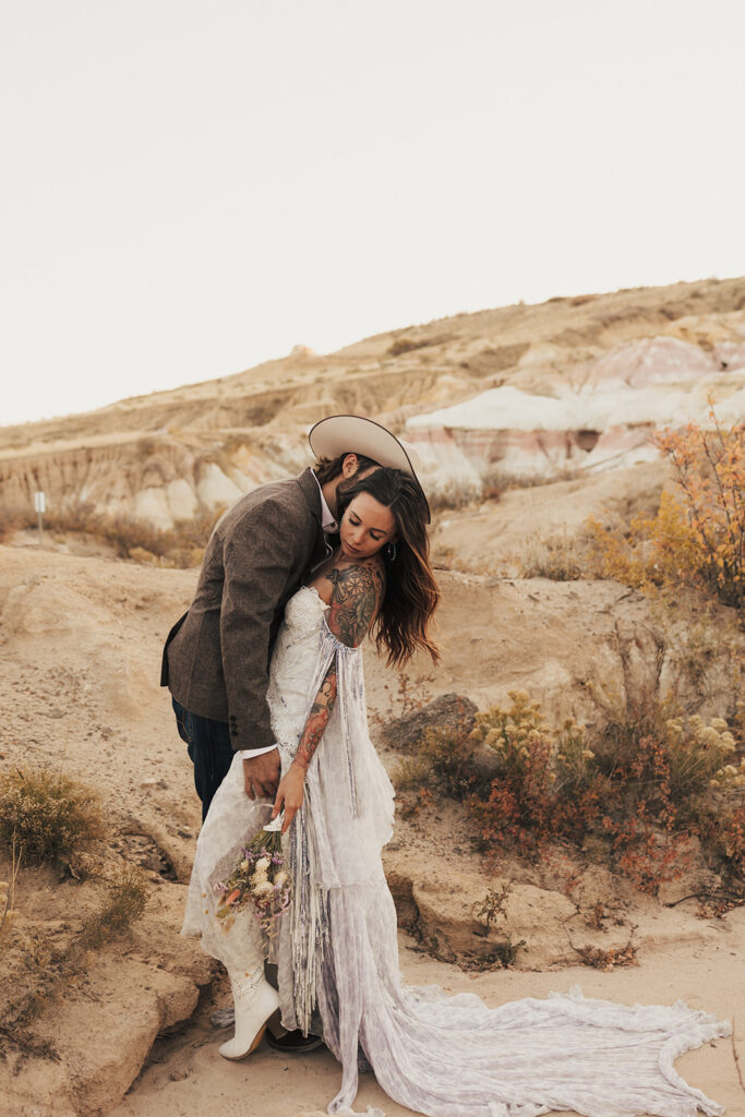 Elopement in Paint Mines, Colorado 