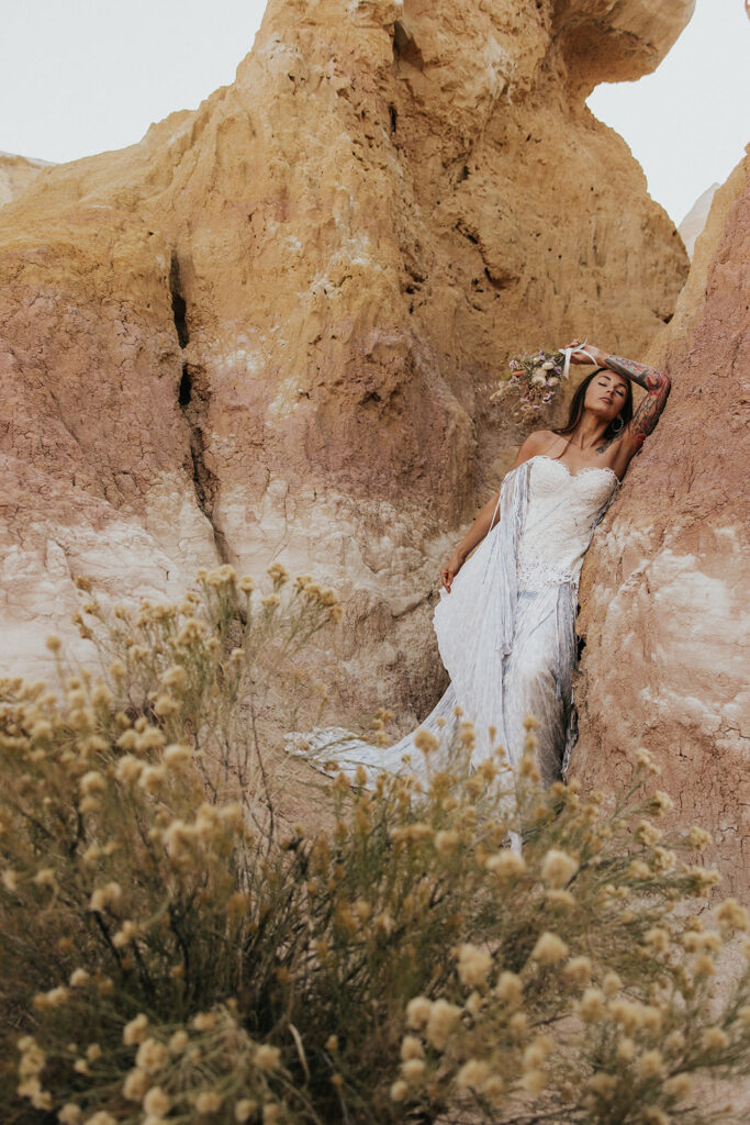 picture of the bride 