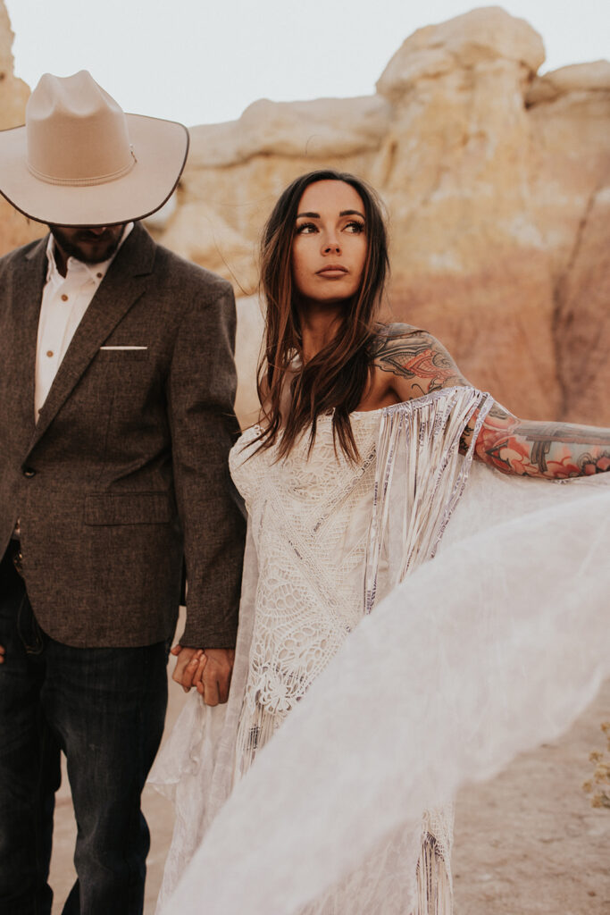 Elopement in Paint Mines, Colorado