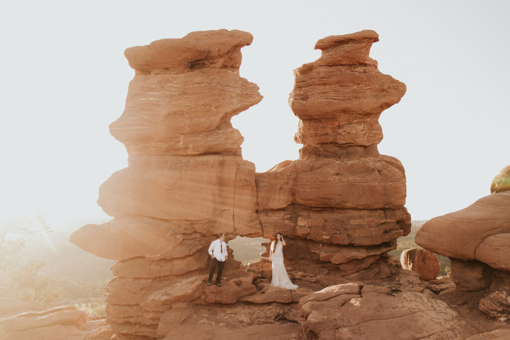 beautiful red rock colorado elopement