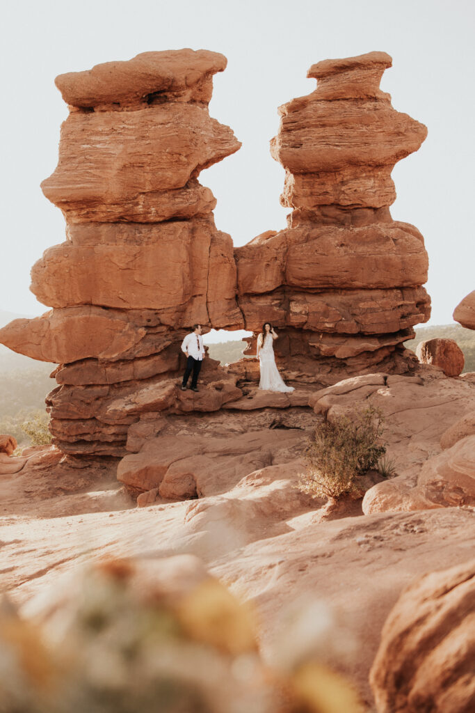 red rocks colorado elopement