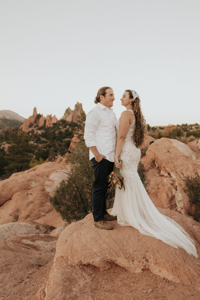 red rock colorado elopement