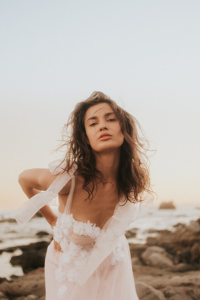 stunning beach photoshoot