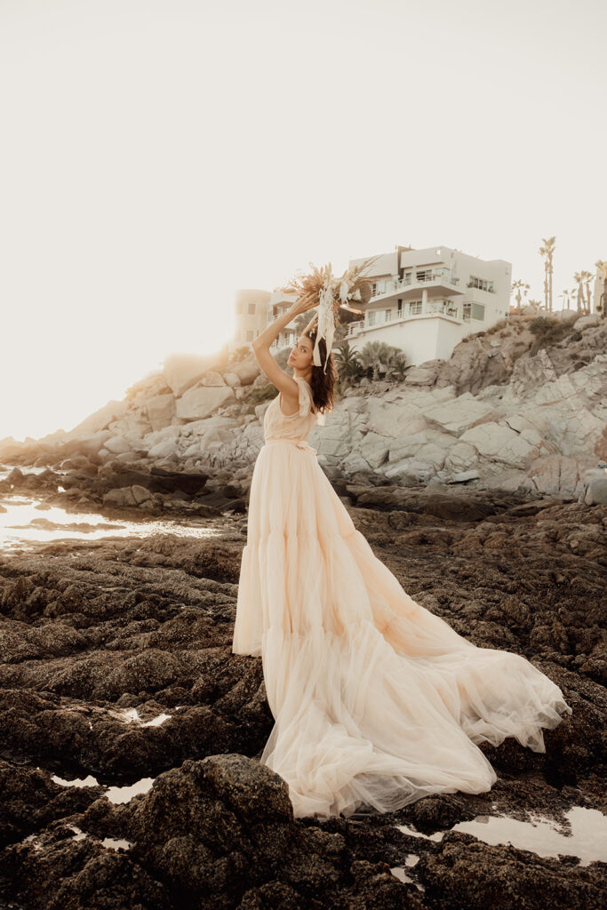 stunning photoshoot in los cabos