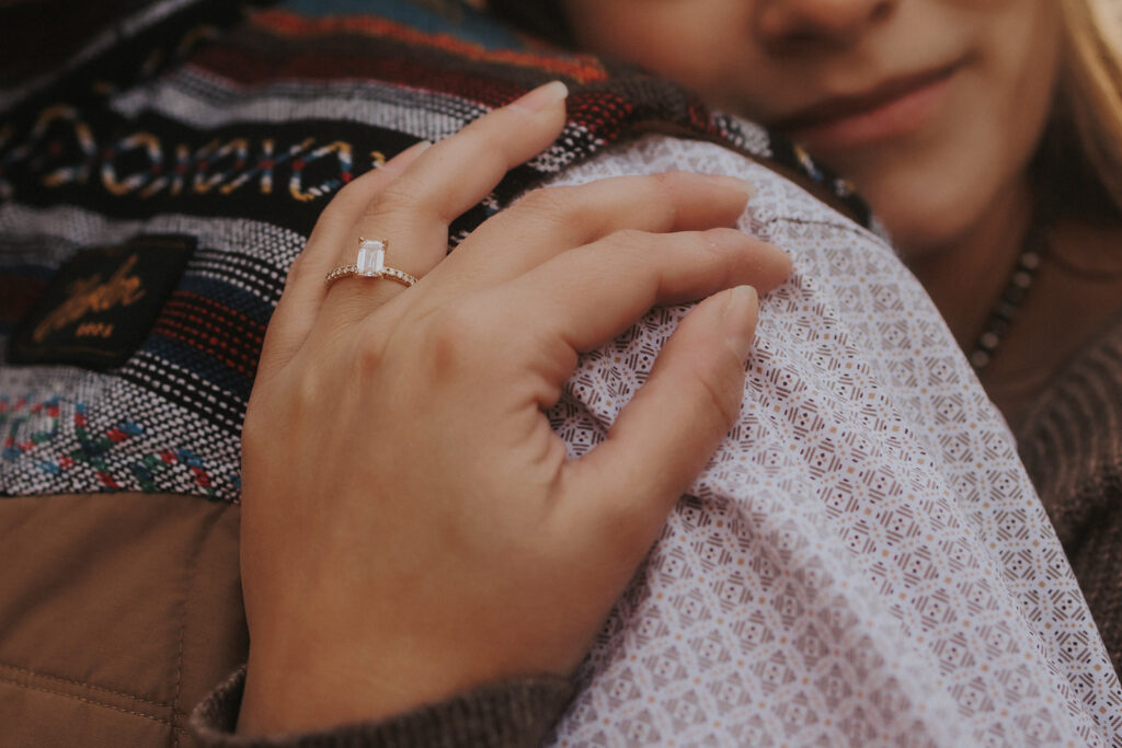 close up picture of the ring