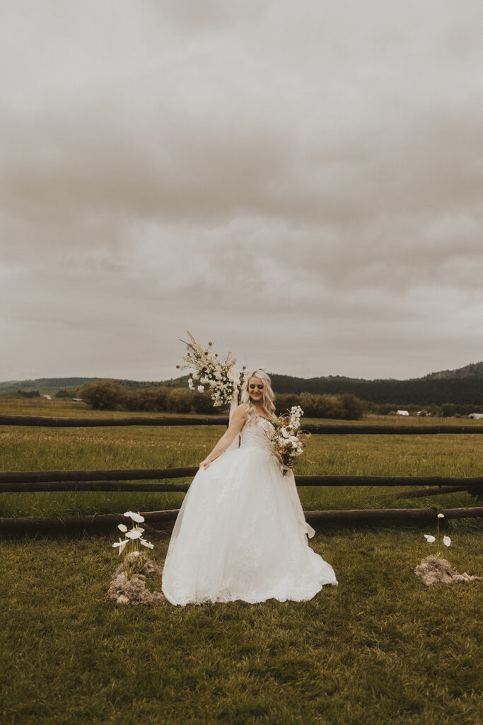 portrait of the bride