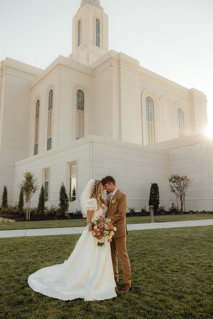 couple at their golden hour portraits