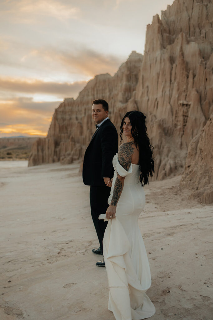 cute couple at their dream bridal session