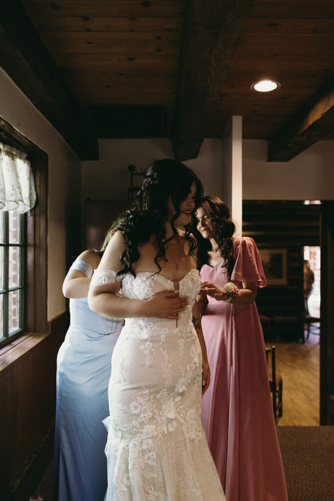 bride getting ready for her dream ceremony