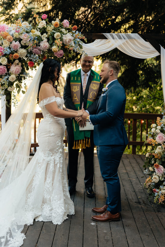 Elijah & Allison’s Classy Disney-Inspired Log Haven Wedding in the Utah Mountains