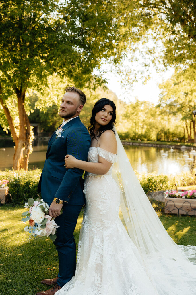 Elijah & Allison’s Classy Disney-Inspired Log Haven Wedding in the Utah Mountains