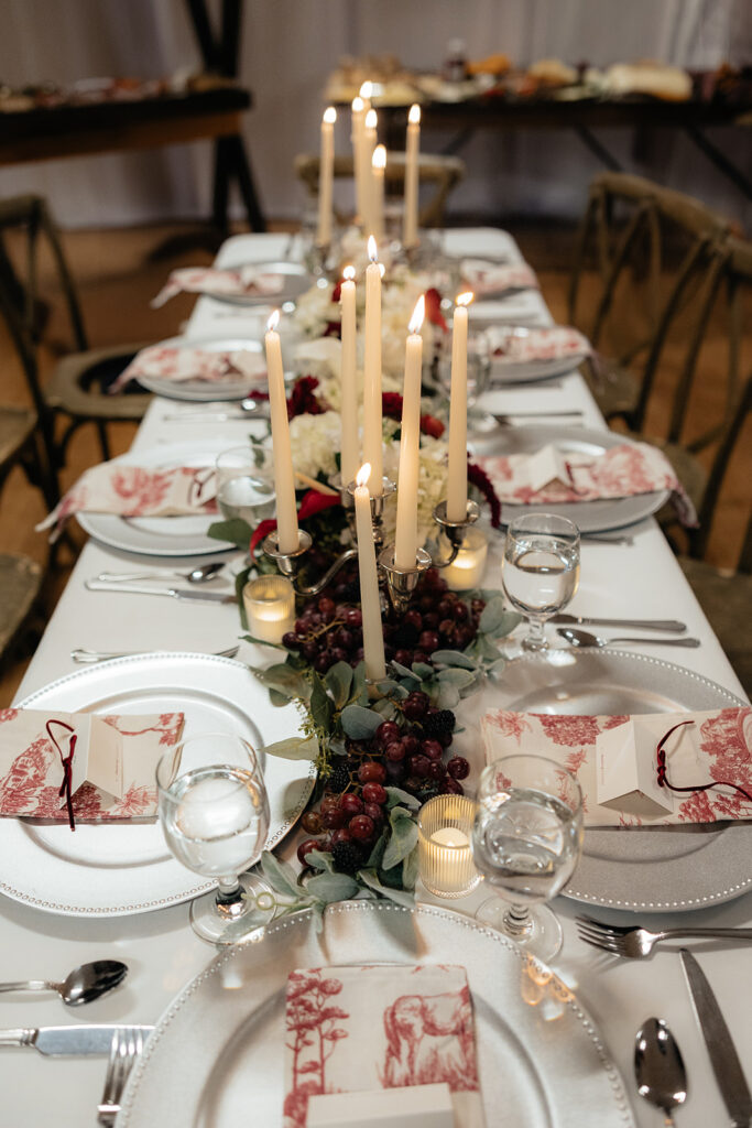 stunning wedding reception details
