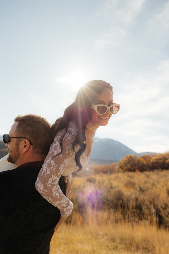 A Cinematic Snowbasin Elopement in Utah with Vintage Romance