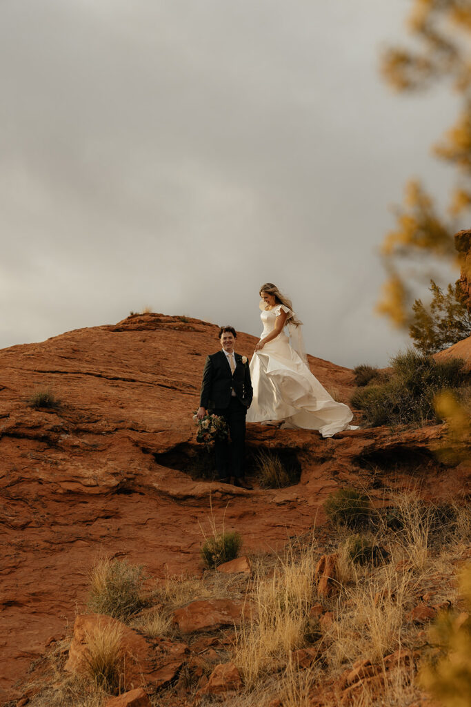 adventurous bridal portraits in utah
