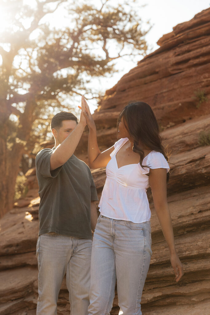 Zion National Park Couples Photos: The Best Trail for Adventure Sessions