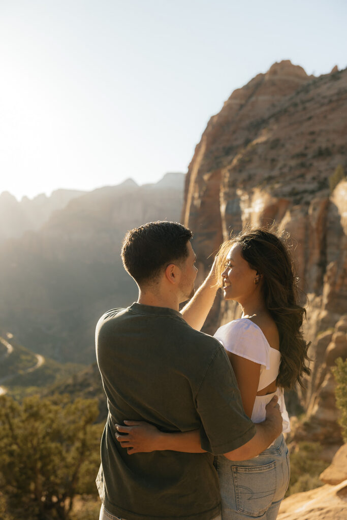 Zion National Park Couples Photos: The Best Trail for Adventure Sessions