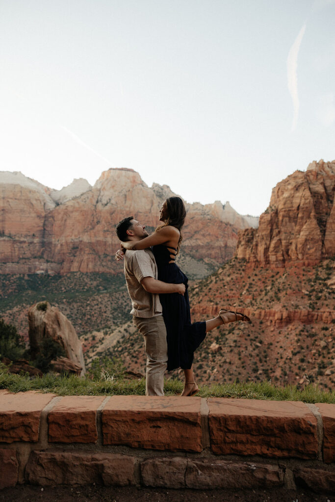 Zion National Park Couples Photos: The Best Trail for Adventure Sessions