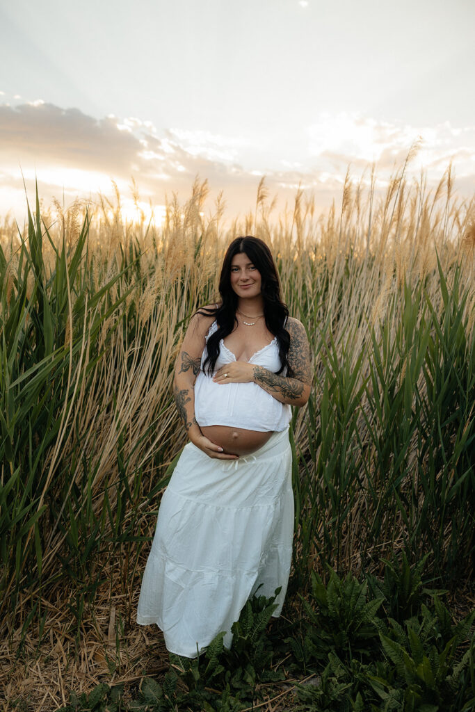A Dreamy Utah Maternity Session at Sunset | Kyle & Kaylie
