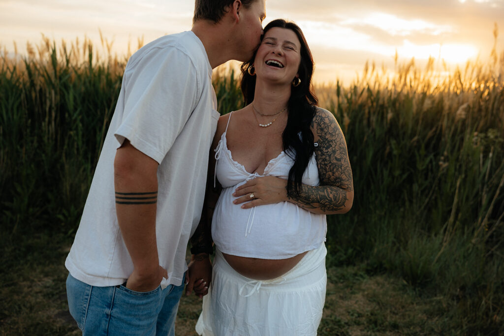 A Dreamy Utah Maternity Session at Sunset | Kyle & Kaylie