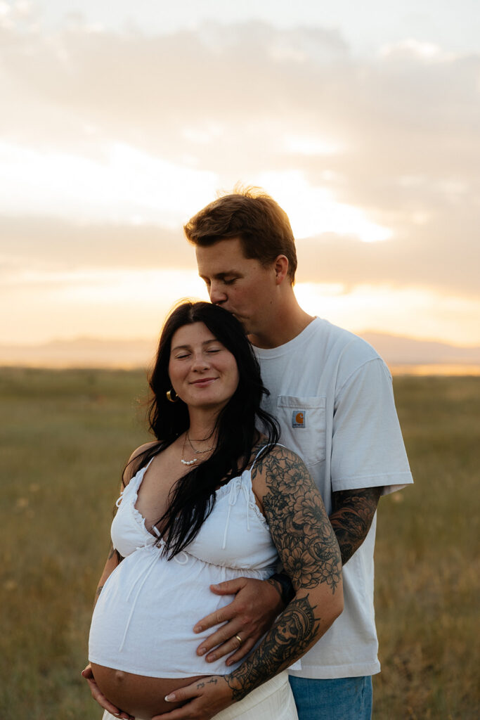 golden hour couple portraits in utah